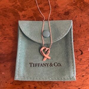 Tiffany & Co Paloma Picasso SS heart pendant necklace